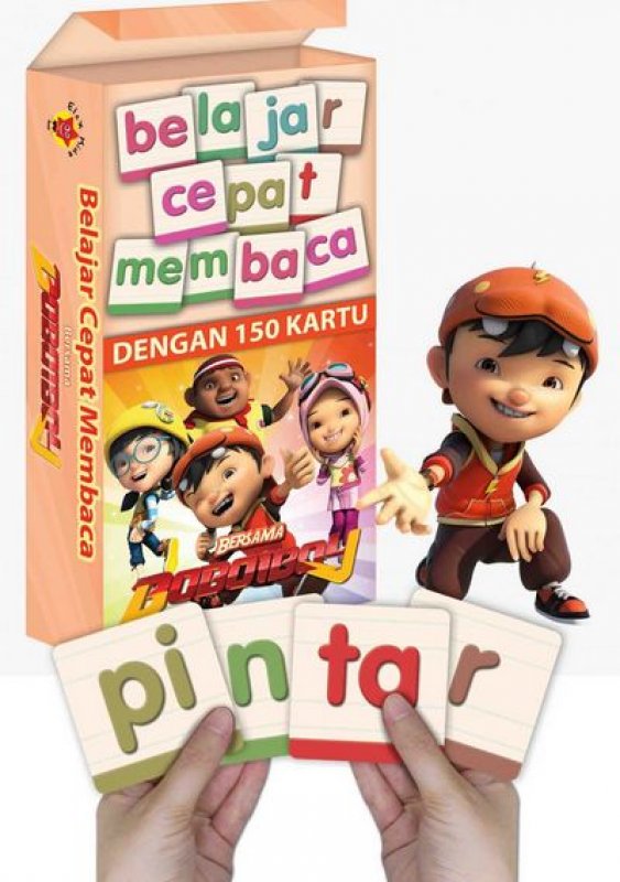 Cover Buku Kartu Belajar Cepat Membaca Bersama Boboiboy