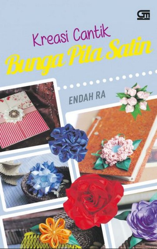 Cover Buku Kreasi Cantik Bunga Pita Satin