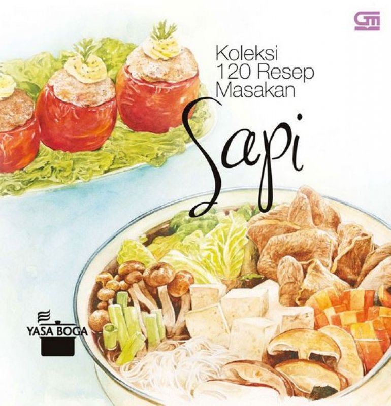 Cover Buku Koleksi 120 Resep Masakan Sapi [Hard Cover]