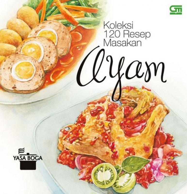 Cover Buku Koleksi 120 Resep Masakan Ayam [Hard Cover]