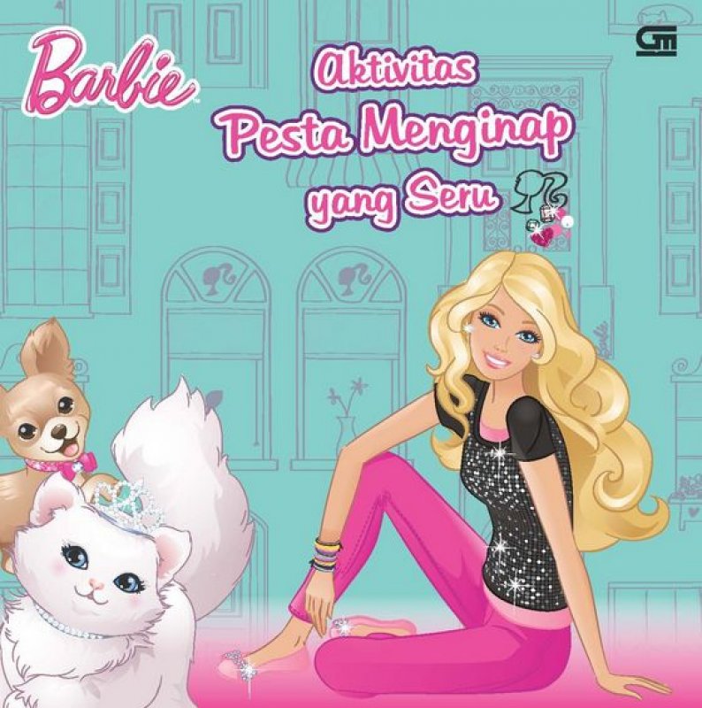 Cover Buku Barbie Aktivitas: Pesta Menginap yang Seru