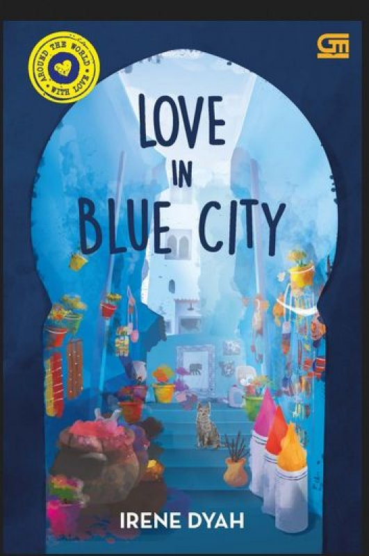 Cover Buku Love in Blue City