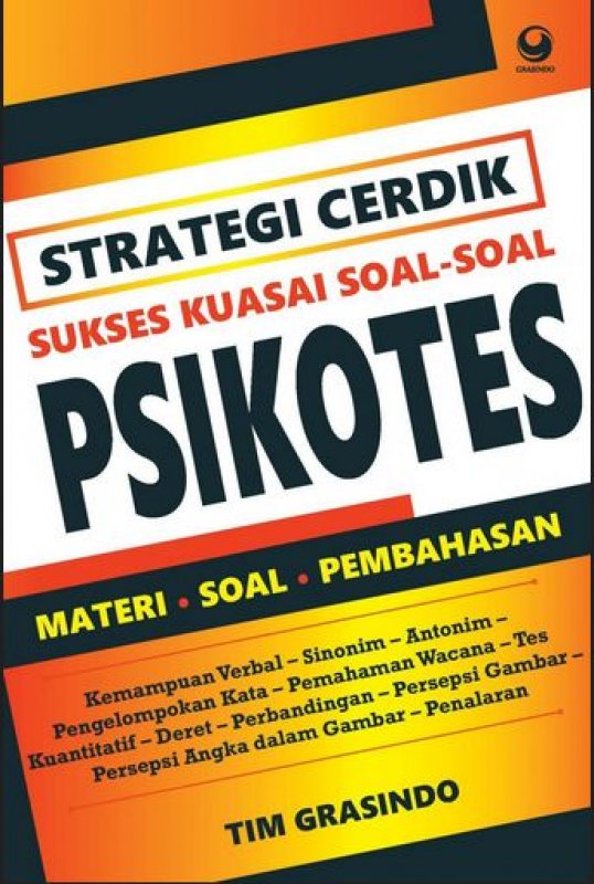 Cover Buku Strategi Cerdik Sukses Kuasai Soal-soal Psikotes