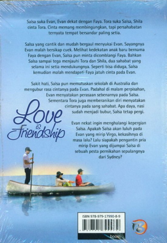Cover Belakang Buku Love Is Friendship
