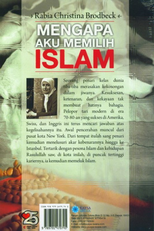 Cover Belakang Buku Mengapa Aku Memilih Islam