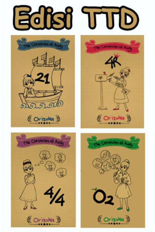 Cover Belakang Buku Paket Buku The Chronicles Of Audy 21,4R,4/4,O2 (Edisi TTD)