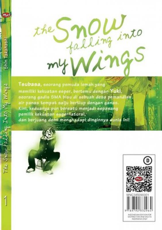 Cover Belakang Buku The Snow Falling into My Wings 01