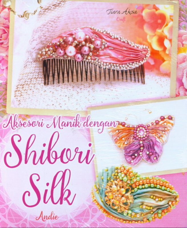 Cover Buku Aksesori Manik Dengan Shibori Silk
