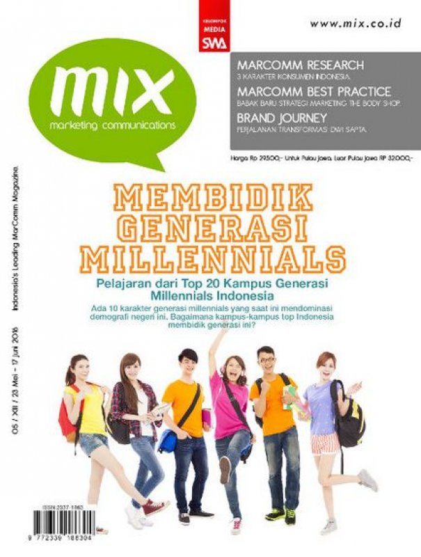 Cover Buku Majalah MIX Marketing Communications Edisi 05 | 23 Mei - 17 Juni 2016