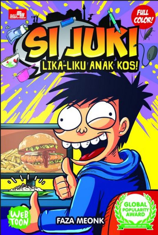 Cover Buku Si Juki - Lika-Liku Anak Kos (full color)