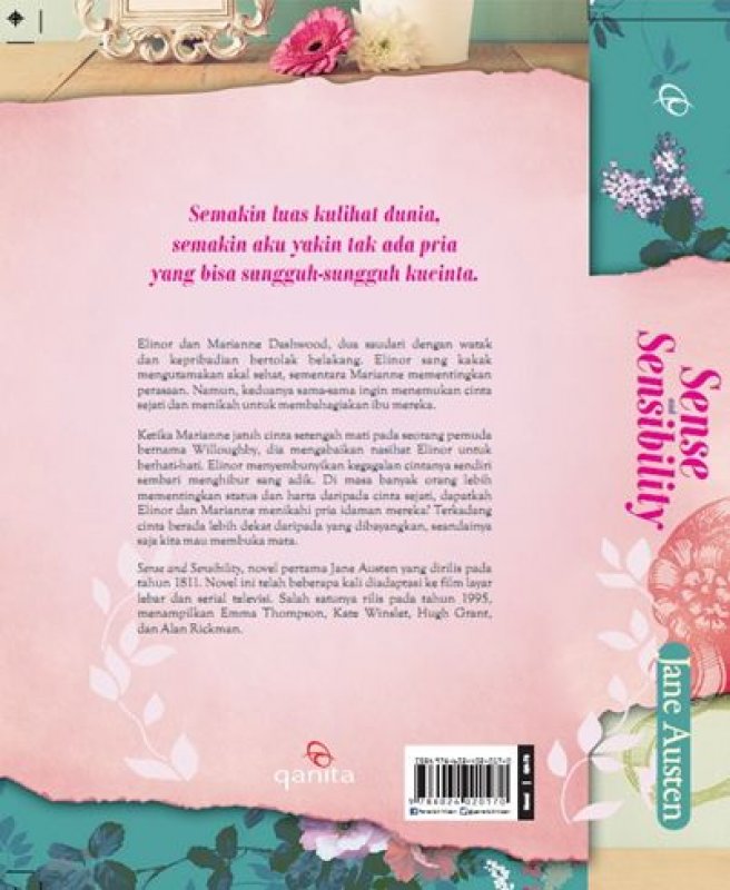 Cover Belakang Buku Sense And Sensibility