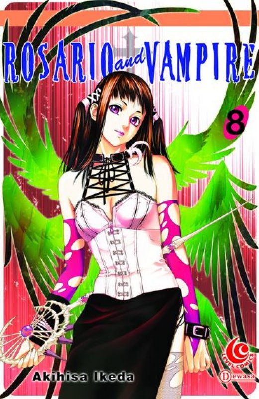 Cover Buku LC: Rosario Vampire 08