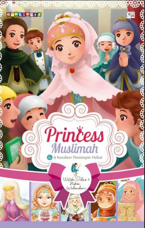 Cover Buku Princess Muslimah dan 9 Karakter Pemimpin Hebat