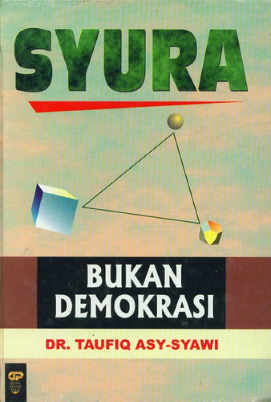 Cover Buku SYURA Bukan Demokrasi