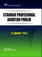 Standar Profesional Akuntan Publik 31 Maret 2011 (Cover Baru)
