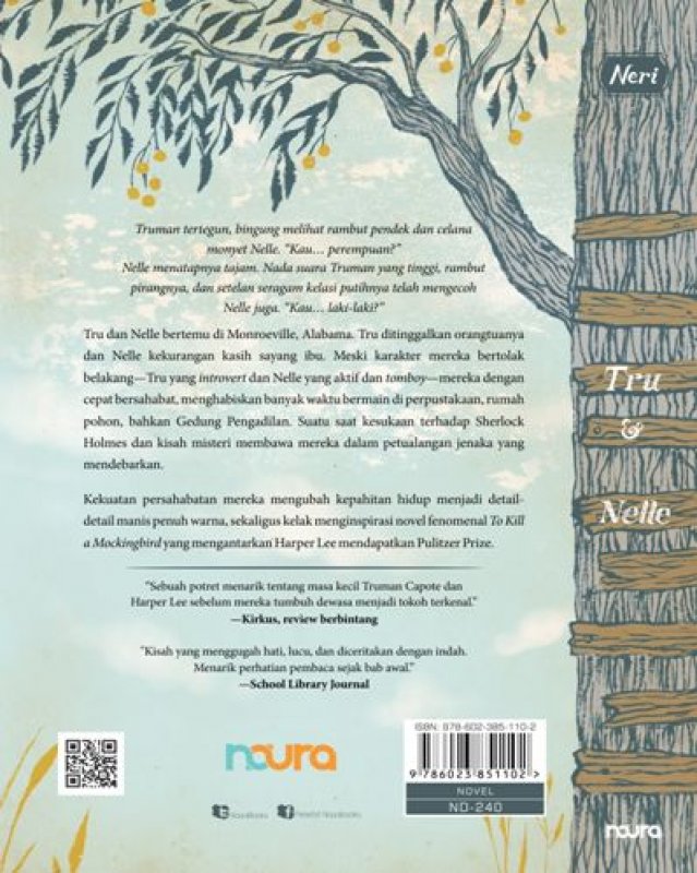 Cover Belakang Buku Tru & Nelle (Fresh Stock)