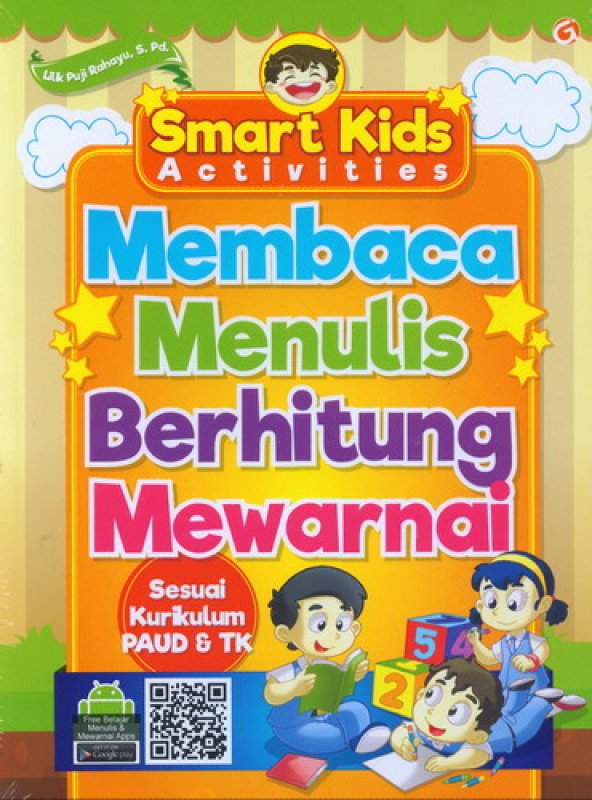 Cover Buku Smart Kids Activities Membaca Menulis Berhitung Mewarnai