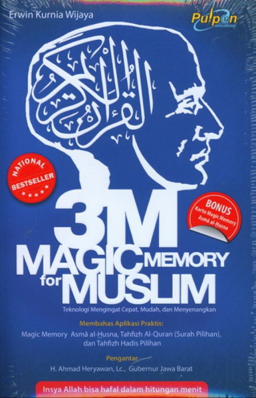 Cover Buku 3M Magic Memory for Muslim