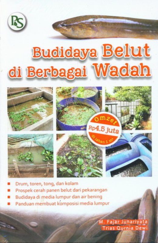Cover Buku Budidaya Belut di Berbagai Wadah