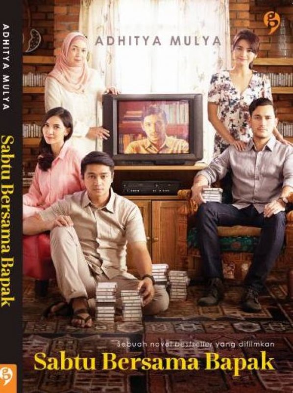 Cover Buku Sabtu Bersama Bapak (Cover Film) NON TTD