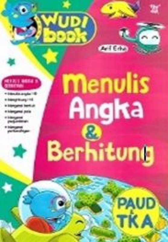 Cover Buku Wudi Book: Menulis Angka dan Berhitung Paud TK A
