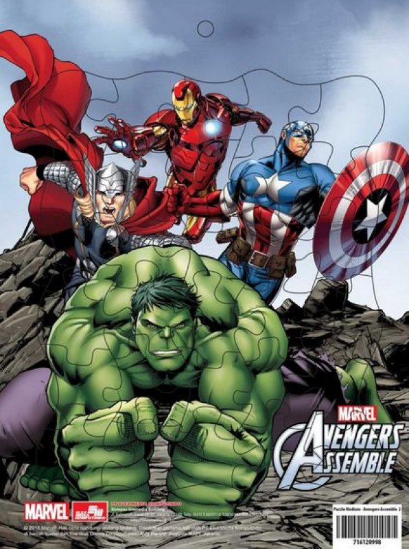 Cover Buku Puzzle Medium - Avengers Assemble 2