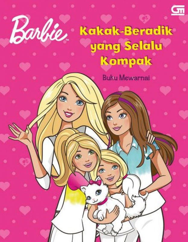 Cover Buku Barbie Sisters Forever: Kakak Beradik yang Selalu Kompak - Coloring Book