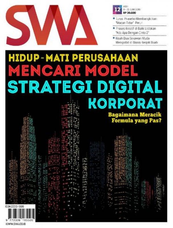 Cover Buku Majalah SWA Sembada No. 12 | 9-22 Juni 2016