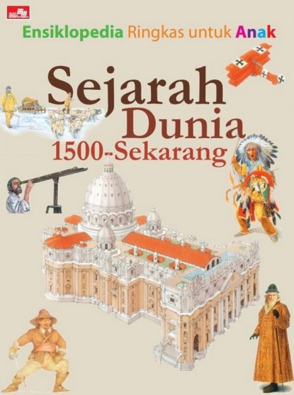Cover Buku Ensiklopedia Ringkas Untuk Anak: Sejarah Dunia 1500 - Sekarang