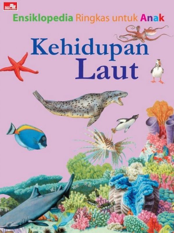 Cover Buku Ensiklopedia Ringkas Untuk Anak Kehidupan Laut
