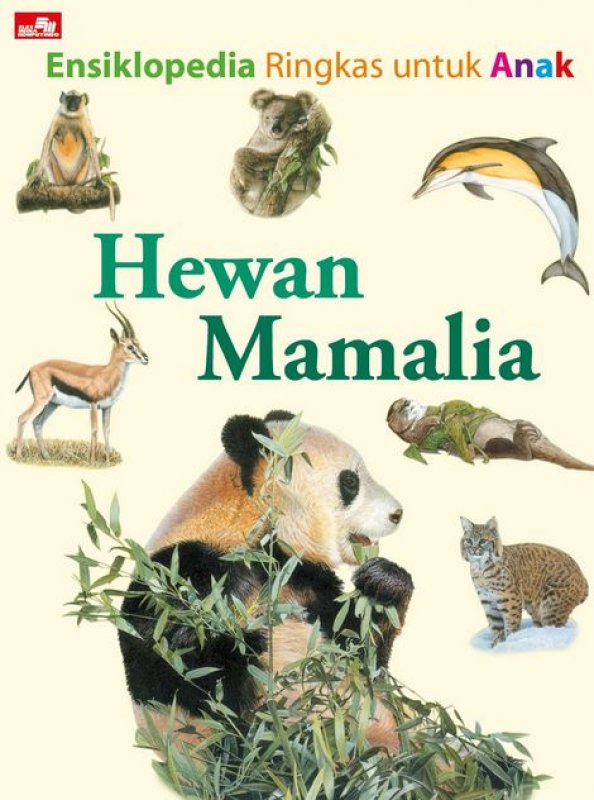 Cover Buku Ensiklopedia Ringkas Untuk Anak Hewan Mamalia