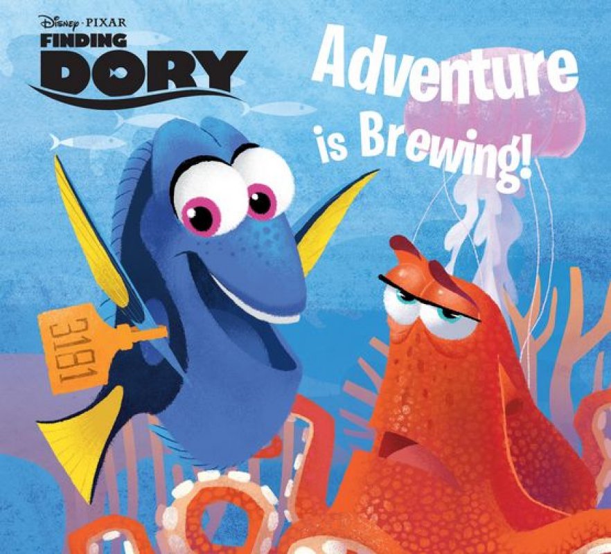 Cover Buku Sticker Puzzle Finding Dory - Adventure Is Brewing