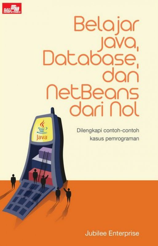 Cover Buku Belajar Java, Database, dan Netbeans Dari Nol