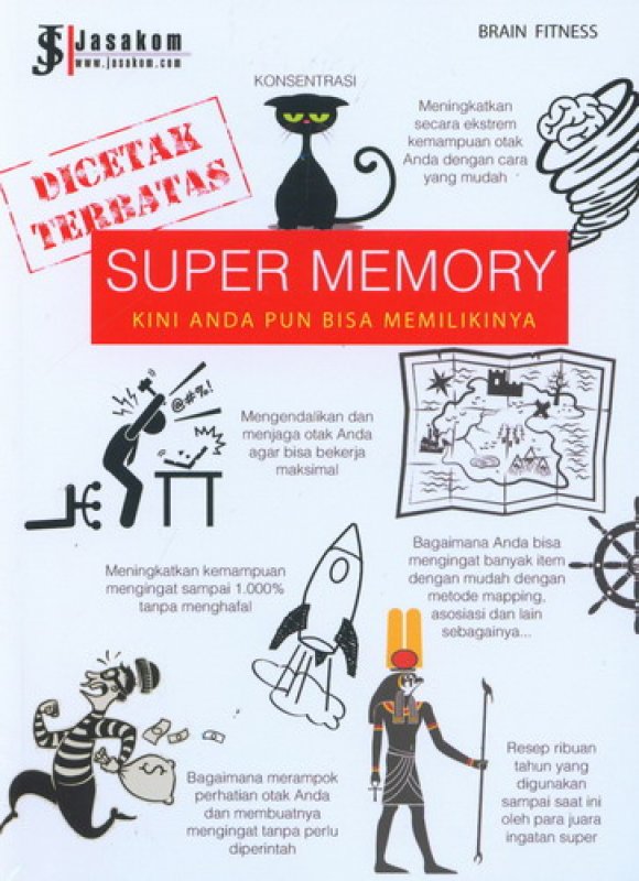 Cover Buku Super Memory: Kini Anda Pun Bisa Memilikinya 