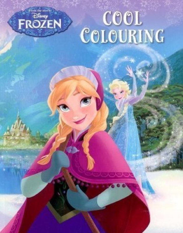 Cover Buku P-Disney Frozen Cool Colouring Bk