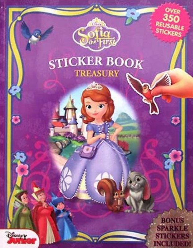 Cover Buku Sticker Book Treasury : Sofia the First