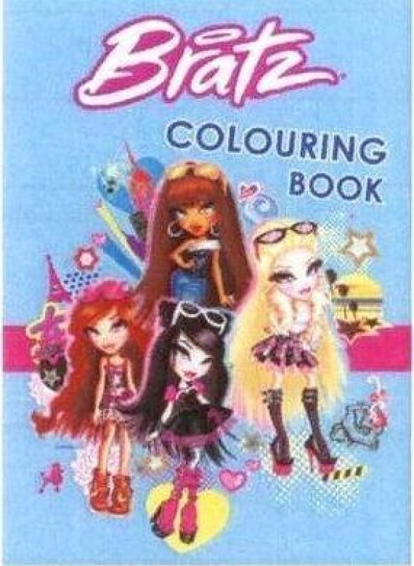 Cover Buku Colouring Book : Bratz