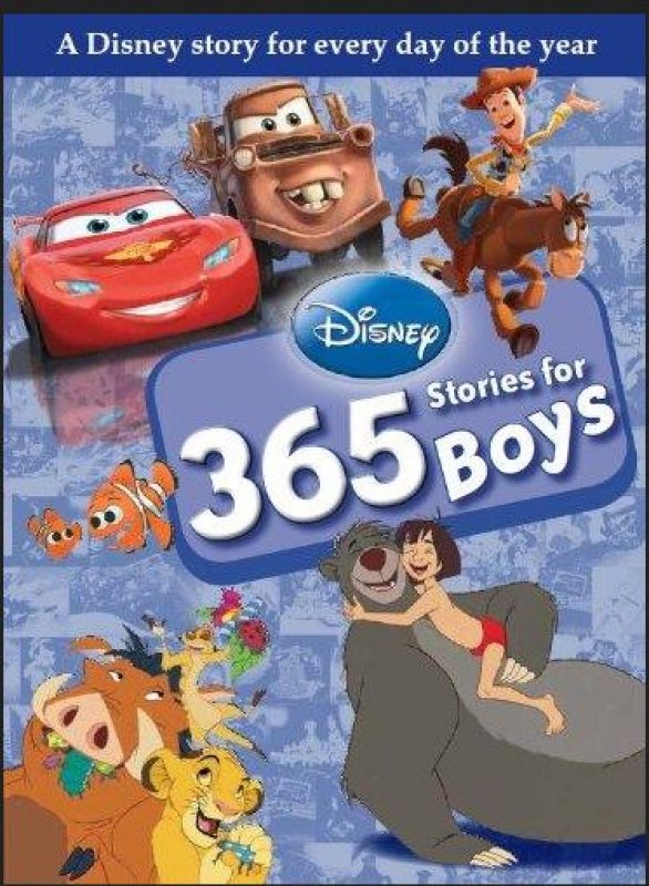 Cover Buku Disney 365 Stories foe Boys
