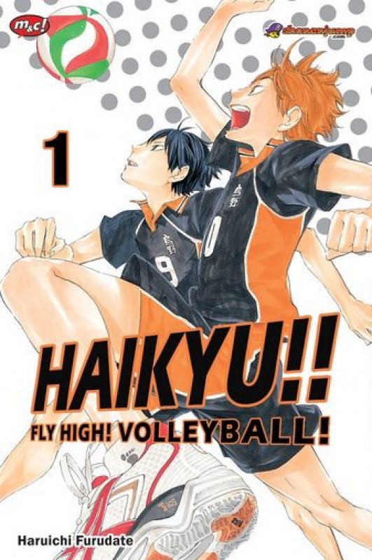 Cover Buku Haikyu! Fly High! Volleyball 01