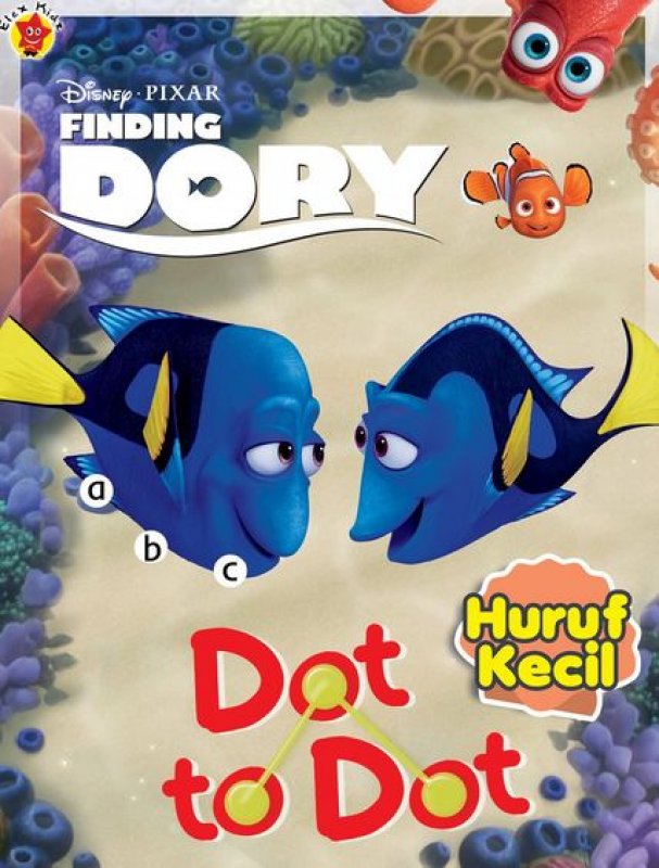 Cover Buku Dot To Dot Finding Dory: Huruf Kecil