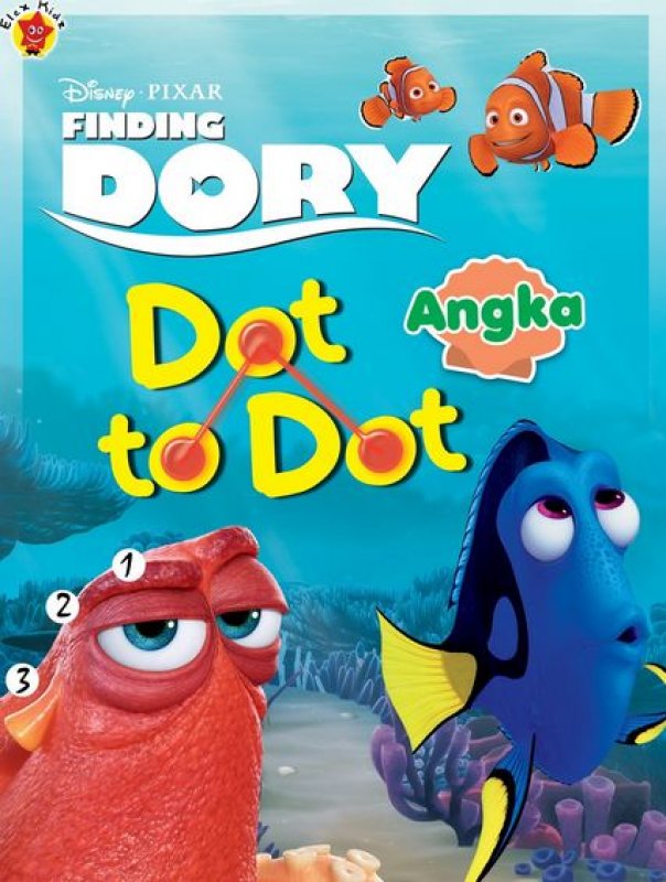 Cover Buku Dot To Dot Finding Dory: Angka
