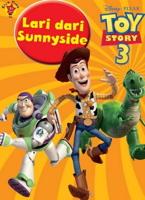 Cover Buku Mewarnai Toy Story 3: Lari Dari Sunnyside