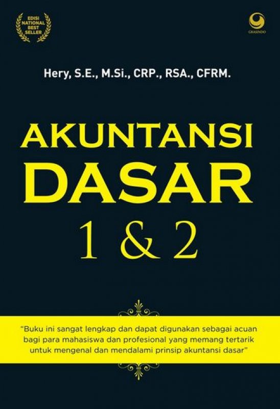 Cover Buku Akuntansi Dasar 1 & 2 (Edisi National Best Seller)
