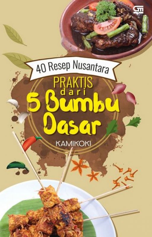 Cover Buku 40 Resep Nusantara Praktis dari 5 Bumbu Dasar