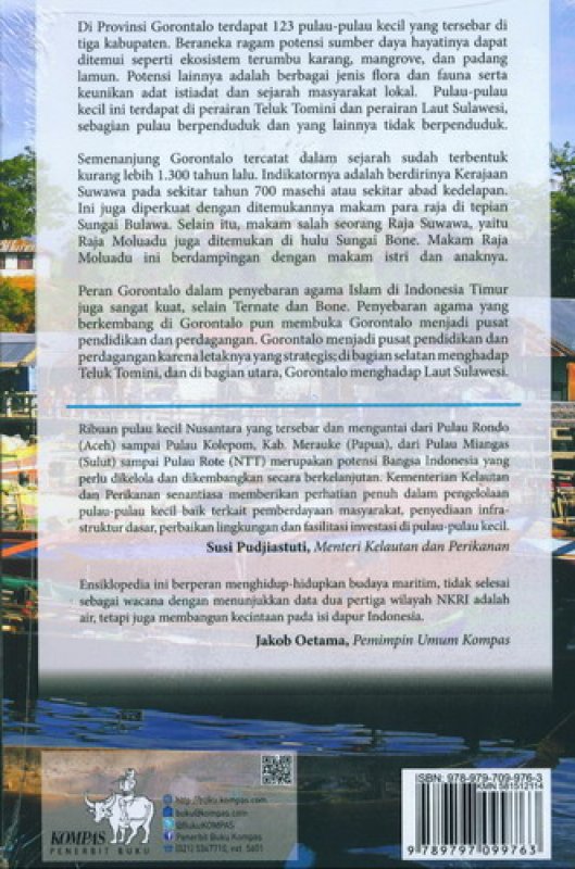 Cover Belakang Buku Gorontalo Antara Teluk Tomini dan Laut Sulawesi