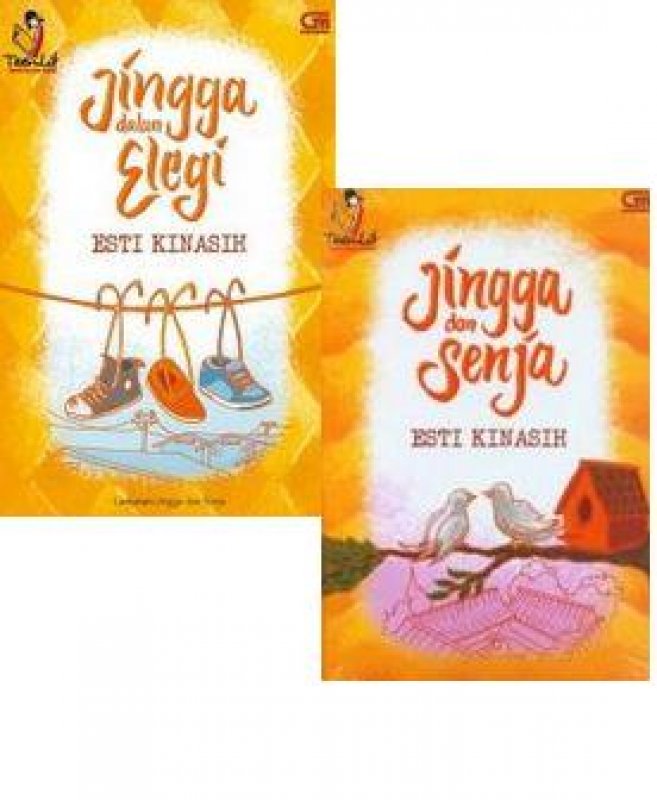 Cover Buku Paket Trilogi Jingga Esti Kinasih