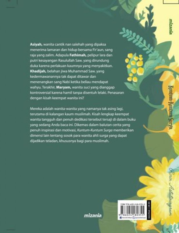 Cover Belakang Buku Kuntum-Kuntum Surga
