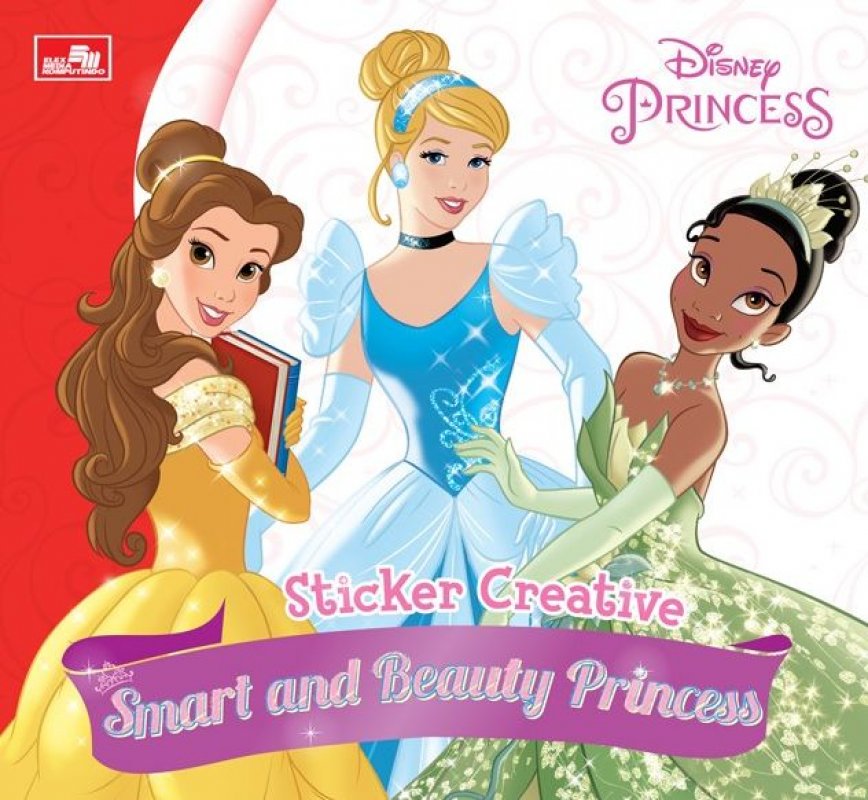 Cover Buku Sticker Creative Disney : Smart And Beauty Princess