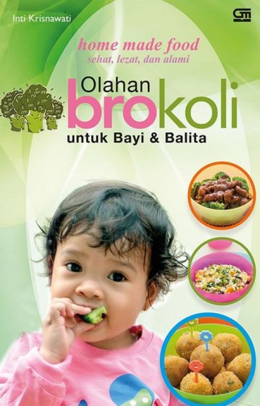 Cover Buku Olahan Brokoli Untuk Bayi dan Balita