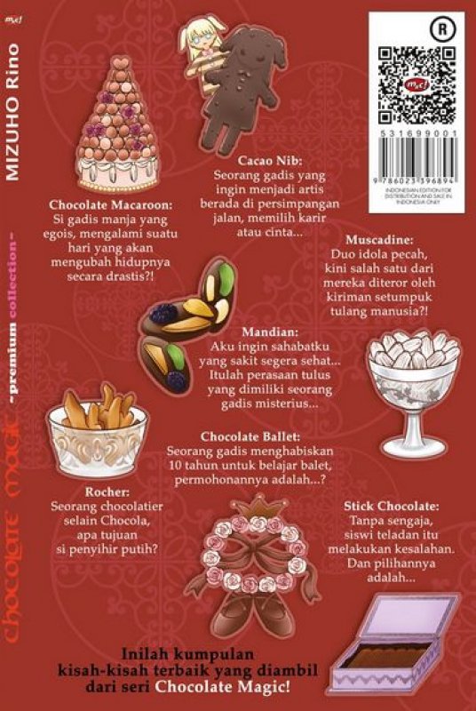 Cover Belakang Buku Chocolate Magic Premium Collection